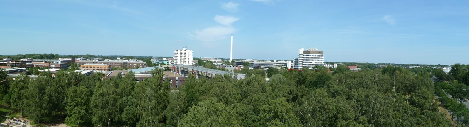 Panorama of the University of Bremen, taken from the "Turm der Lüfte"