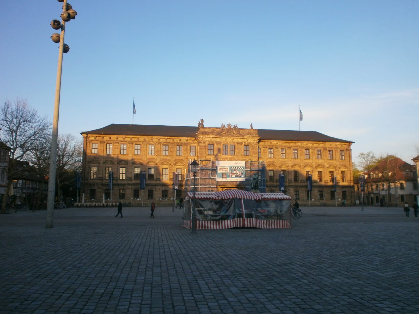 Erlangen University main building viewed from the West