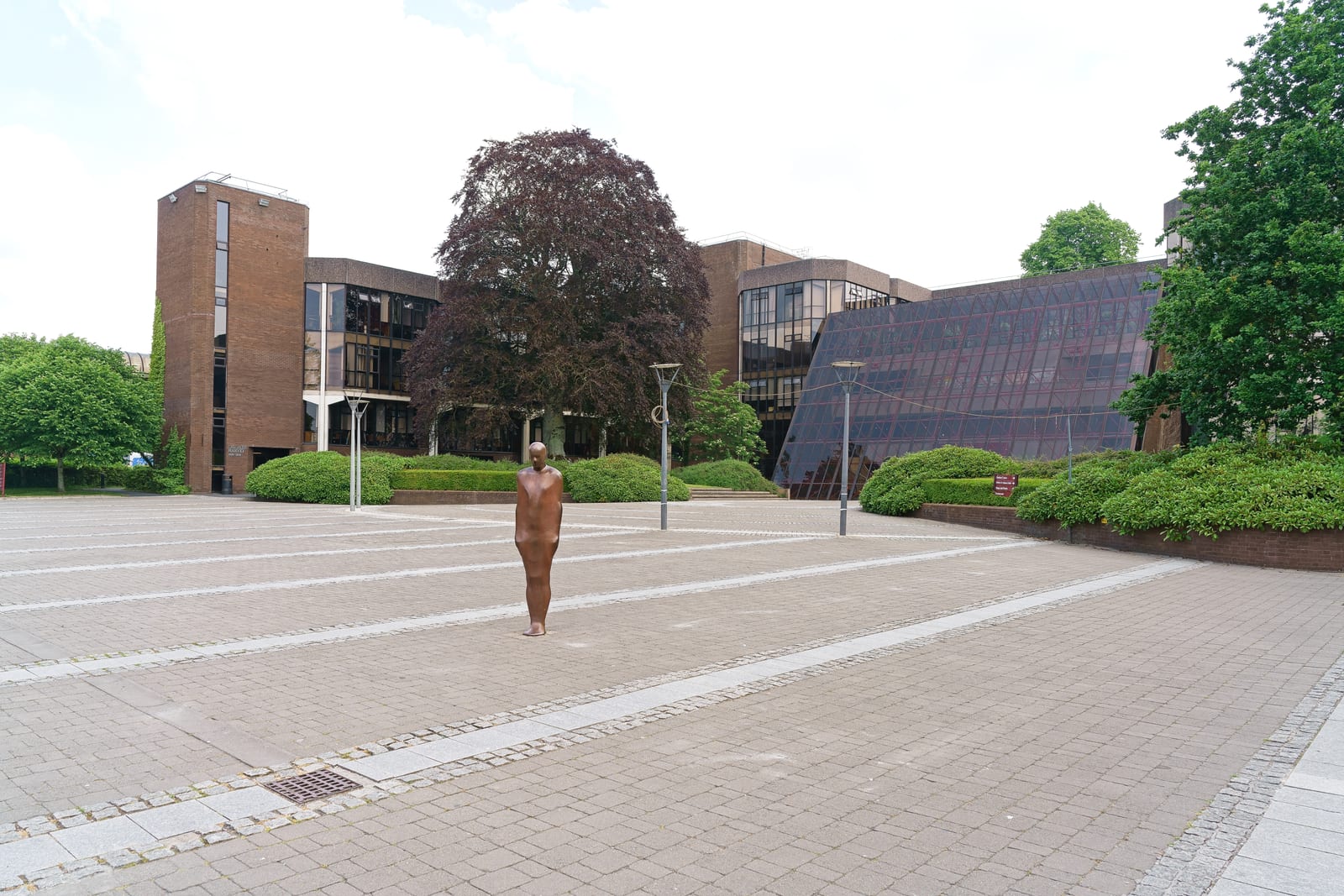 Sculpture by Antony Gormley on the University of Limerick campus