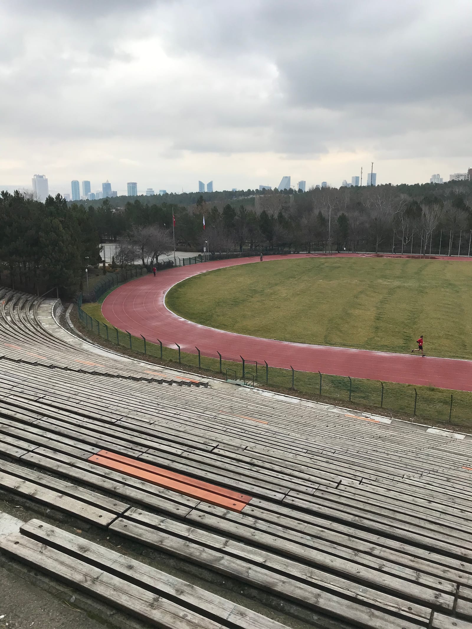 A view from the Devrim Stadium of METU